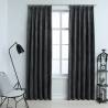 Blackout Curtains 2 pcs with Hooks Velvet Anthracite 140x175 cm Colour anthracite Size 140 x 175 cm Quantity in Package 2 