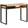  Desk 100x50x75 cm Solid Rough Wood Mango Material solid rough mango wood 