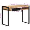 Solid Mango Wood Desk 100x50cm - Stylish & Durable