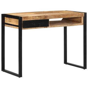 Solid Mango Wood Desk 100x50cm - Stylish & Durable