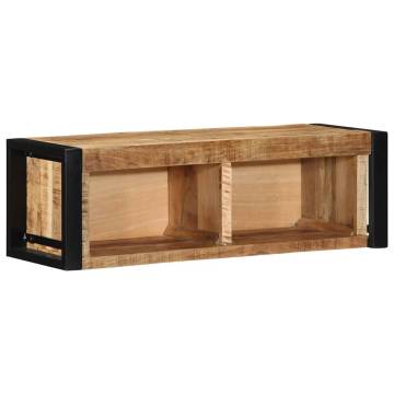 Solid Mango Wood TV Cabinet - 80x30x25 cm | HipoMarket