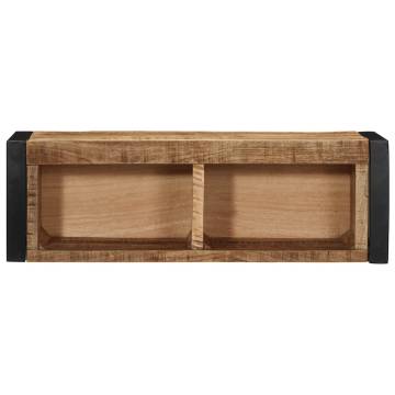 Solid Mango Wood TV Cabinet - 80x30x25 cm | HipoMarket