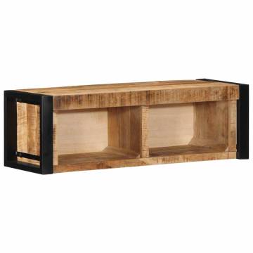 Solid Mango Wood TV Cabinet - 80x30x25 cm | HipoMarket