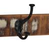 Unique Multicolour Coat Rack - Solid Reclaimed Wood (80x35x35 cm)