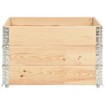 Raised Beds 3 pcs | Solid Pine Wood 100x100 cm - Hipo Market