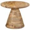 Stylish Solid Mango Wood Side Table Ø50x40 cm | Hipo Market