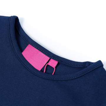 Kids' Long Sleeve T-Shirt Navy 116 - Stylish & Comfortable