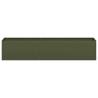 Stylish Olive Green Planter - 200x40x40 cm Cold-Rolled Steel