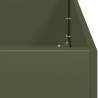 Stylish Olive Green Planter - 200x40x40 cm Cold-Rolled Steel