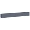 Stylish Anthracite Planter 360x40x40 cm - Cold-Rolled Steel