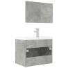 3 Piece Bathroom Furniture Set - Concrete Grey | Hipomarket