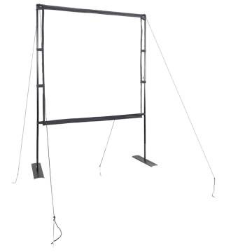 89-Inch Projection Screen with Stands - Perfect for Any Venue