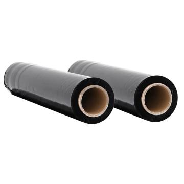 Stretch Film 2 pcs Black 50 cm x 150 m - Durable & Versatile