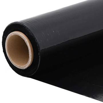 Stretch Film 6 pcs Black 23 μm 50 cm x 300 m - Durable Protection