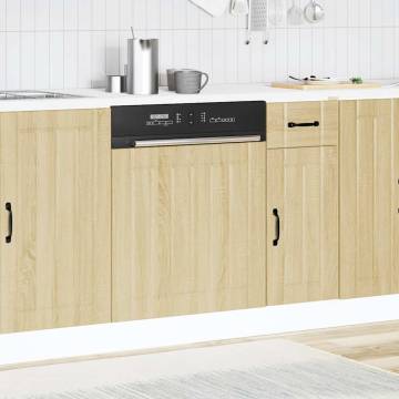 Dishwasher Panel Lucca Sonoma Oak - Durable & Stylish