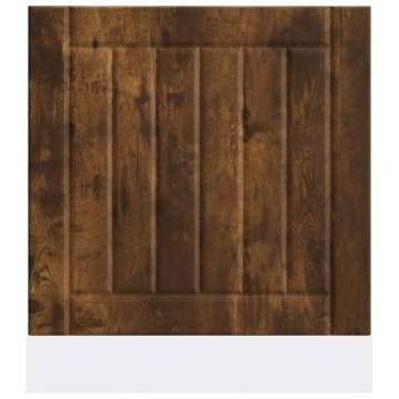 Lucca Smoked Oak Dishwasher Panel - Durable & Stylish