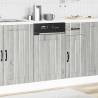 Lucca Grey Sonoma Dishwasher Panel - Durable & Stylish