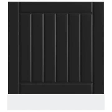 Dishwasher Panel Lucca Black - Durable Engineered Wood | HIPO Market