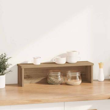 Kitchen Rack Stackable Artisan Oak - Space-Saving Design