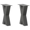  Coffee Table Legs X-Shaped 2 pcs Anthracite 38x(42-43) cm Steel Colour anthracite Size 38 x (42-43) cm (80 mm) Quantity in Package 2 Number of 1 