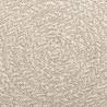 ZIZUR Cream Rug Ø 160 cm - Jute Look Indoor & Outdoor