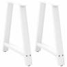 A-Shaped Coffee Table Legs (White) - 2 pcs | Hipomarket