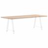 A-Shaped Coffee Table Legs (White) - 2 pcs | Hipomarket