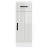 Lucca High Gloss White Kitchen Base Cabinet | Durable & Spacious