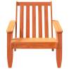 Garden Adirondack Chairs 2 pcs - Wax Brown Solid Wood | Hipo Market