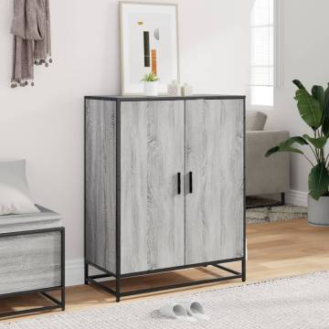 Shoe Cabinet Grey Sonoma - Stylish & Practical Storage | HipoMarket