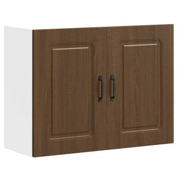 Kalmar Brown Oak Kitchen Wall Cabinet - Durable & Spacious