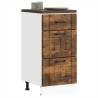  Kitchen Base Cabinet Lucca Smoked Oak Engineered Wood Colour smoked oak Quantity in Package 1 Model 1x bottom cabinet (3 drawers) 40 cm Number of 