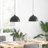 Adjustable E27 Black Pendant Lamps - 2 pcs Ø 30 cm | HipoMarket