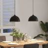 Adjustable E27 Black Pendant Lamps - 2 pcs Ø 30 cm | HipoMarket