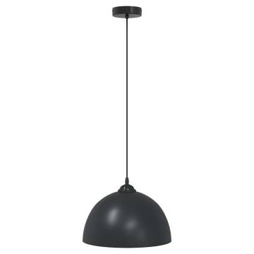 Adjustable E27 Black Pendant Lamps - 2 pcs Ø 30 cm | HipoMarket