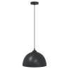 Adjustable E27 Black Pendant Lamps - 2 pcs Ø 30 cm | HipoMarket