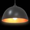 Adjustable E27 Black Pendant Lamps - 2 pcs Ø 30 cm | HipoMarket