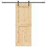  Sliding Door with Hardware Set 85x210 cm Solid Wood Pine Size 85 x 210 cm (213.5 cm) Quantity in Package 1 Model square 