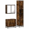 4 Piece Smoked Oak Bathroom Furniture Set | Stylish & Durable