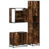 4 Piece Smoked Oak Bathroom Furniture Set | Stylish & Durable