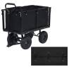 Garden Cart Liner Black - Durable 81x41x40 cm Fabric