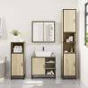 3 Piece Sonoma Oak Bathroom Furniture Set | Hipomarket