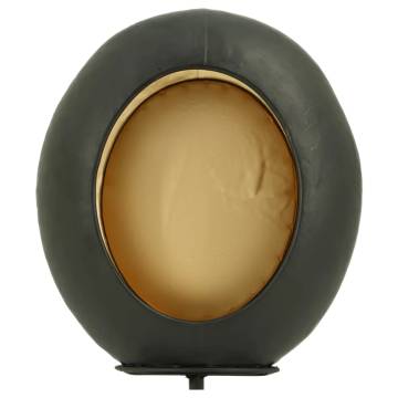 Lesli Living Oval Candle Holder Egg on Stand - Stylish Home Decor