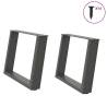  Coffee Table Legs U-Shaped 2 pcs Anthracite 70x(42-43) cm Steel Colour anthracite Size 70 x (42-43) cm Quantity in Package 1 Number of 