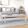  Coffee Table White 110x50x30 cm Solid Wood Pine Colour white Size 110 x 50 x 30 cm Quantity in Package 1 