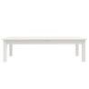 Elegant White Coffee Table - Solid Pine Wood | HipoMarket