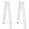  Coffee Table Legs A-Shaped 2 pcs White 50x(72-73) cm Steel Colour white Size 50 x (72-73) cm Quantity in Package 1 Number of 