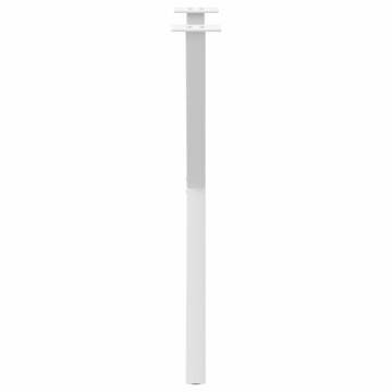 X-Shaped Dining Table Legs - White Steel 50x(72-73) cm | HipoMarket