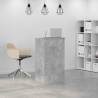 Concrete Grey Reception Desk - Stylish & Functional | Hipomarket