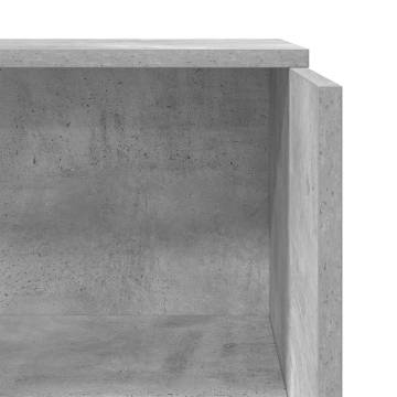 Concrete Grey Reception Desk - Stylish & Functional | Hipomarket